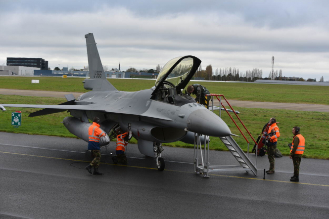 Бельгія передасть Україні три винищувачі F-16 до кінця року